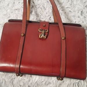 Vintage Etienne Aigner Hand Made Leather Hand Bag